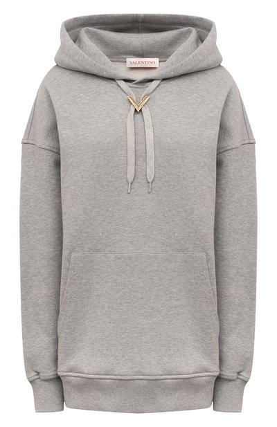 Хлопковое худи VALENTINO, арт. 5B3MF23M8ST, фото 1