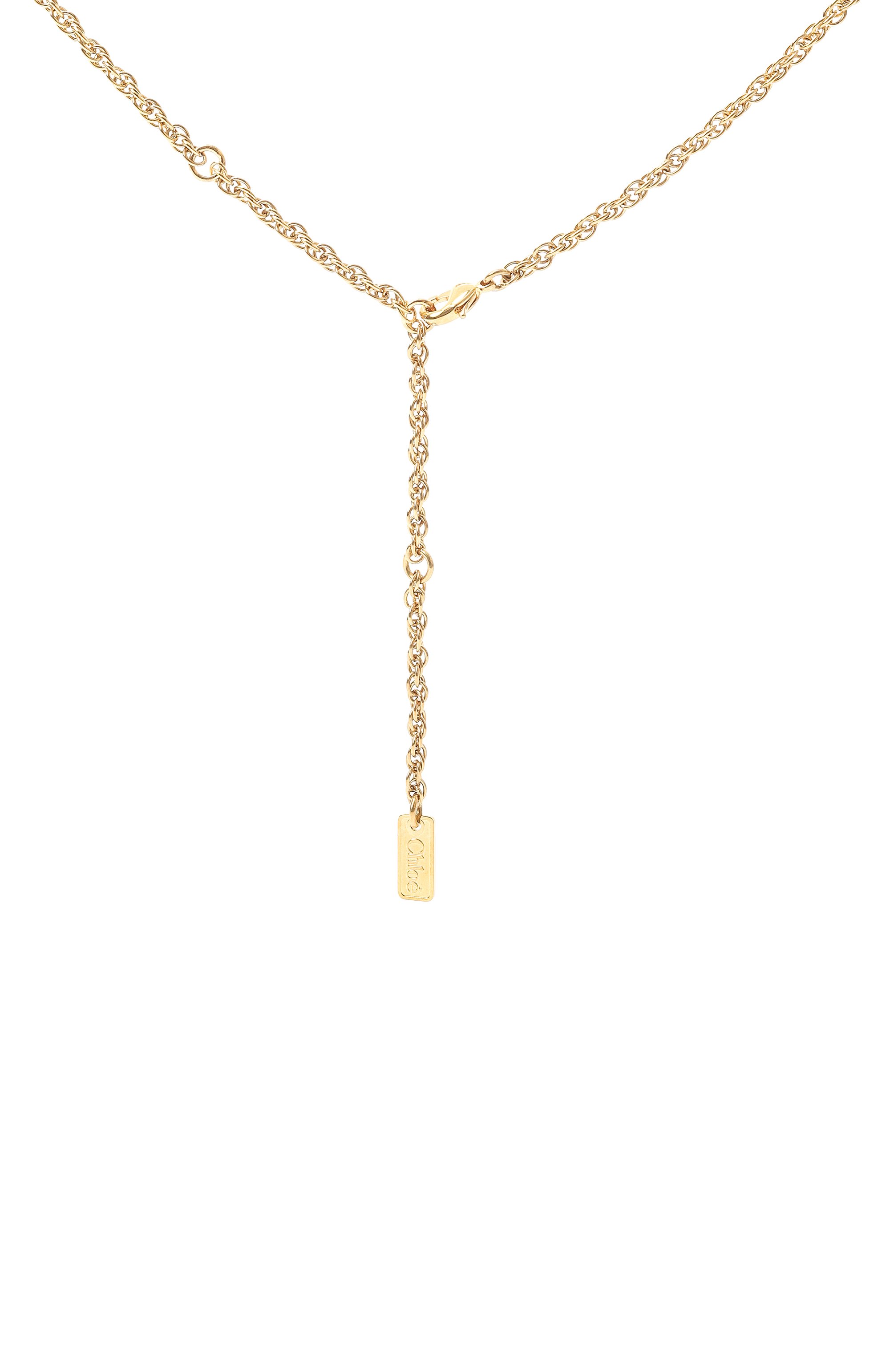 Колье CHLOÉ золотого цвета по цене 98800 руб., арт. CHC25SF094CB79DCTU, фото 4 Колье CHLOÉ, арт. CHC25SF094CB79DCTU, фото 4