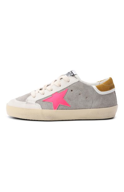 Замшевые кеды super-star GOLDEN GOOSE DELUXE BRAND серого цвета по цене 29950 руб., арт. GYF00107.F008032, фото 2 Замшевые кеды super-star GOLDEN GOOSE DELUXE BRAND, арт. GYF00107.F008032, фото 2
