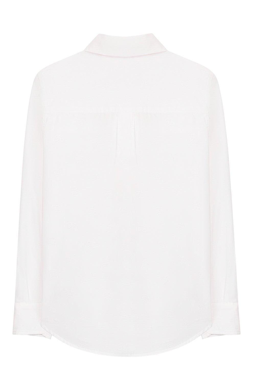 Хлопковая рубашка FENDI белого цвета по цене 38950 руб., арт. JMC096/AACD/8A-12+, фото 2 Хлопковая рубашка FENDI, арт. JMC096/AACD/8A-12+, фото 2