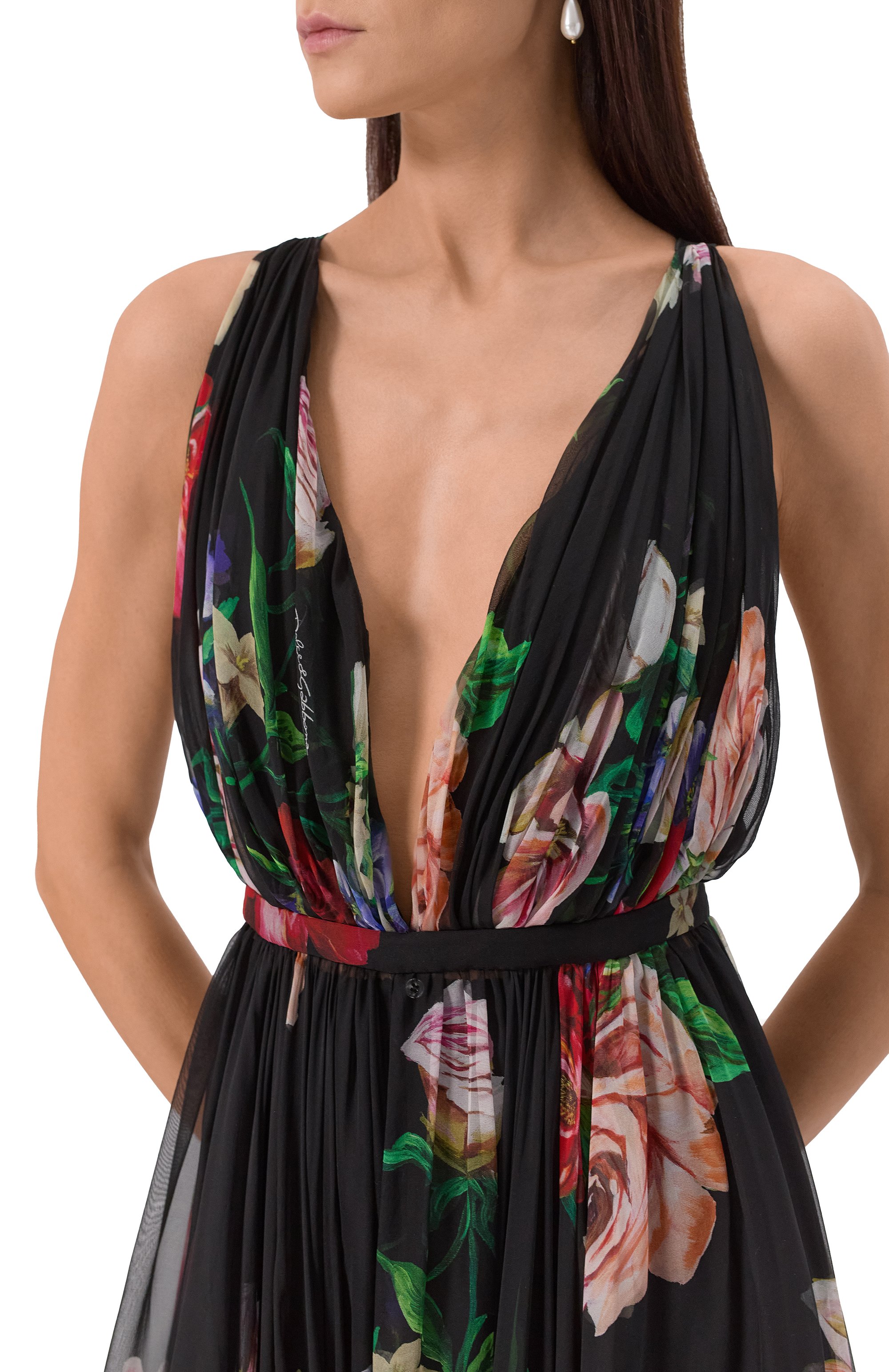 Шелковое платье DOLCE & GABBANA, арт. F6ZA1T/IS1Y7, фото 5