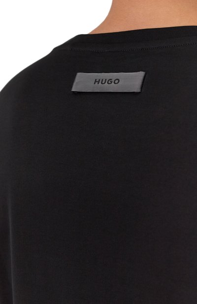 Хлопковая футболка HUGO, арт. 50542969, фото 5
