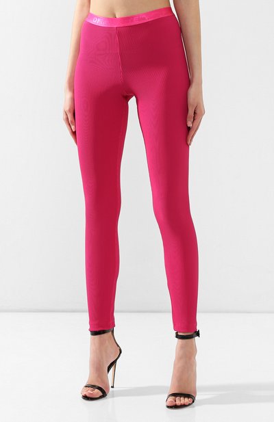 Легинсы OFF-WHITE фуксия цвета по цене 32400 руб., арт. 0WCD009R19B850572800, фото 3 Легинсы OFF-WHITE, арт. 0WCD009R19B850572800, фото 3