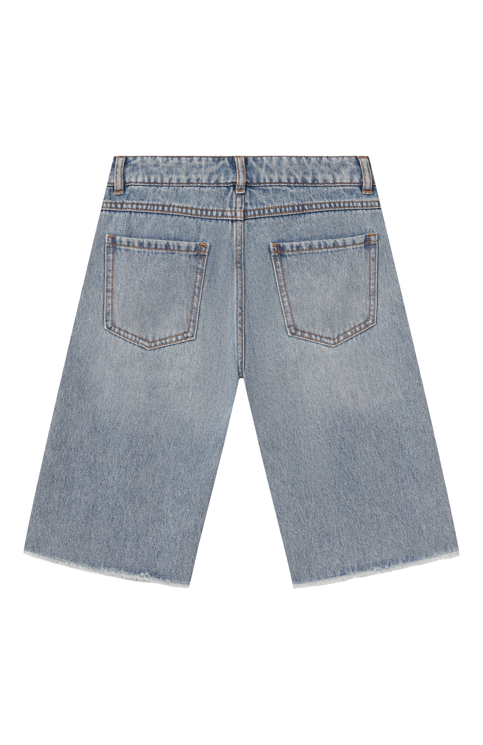 Джинсовые шорты MOSCHINO, арт. HUQ02J/L0E35, фото 2