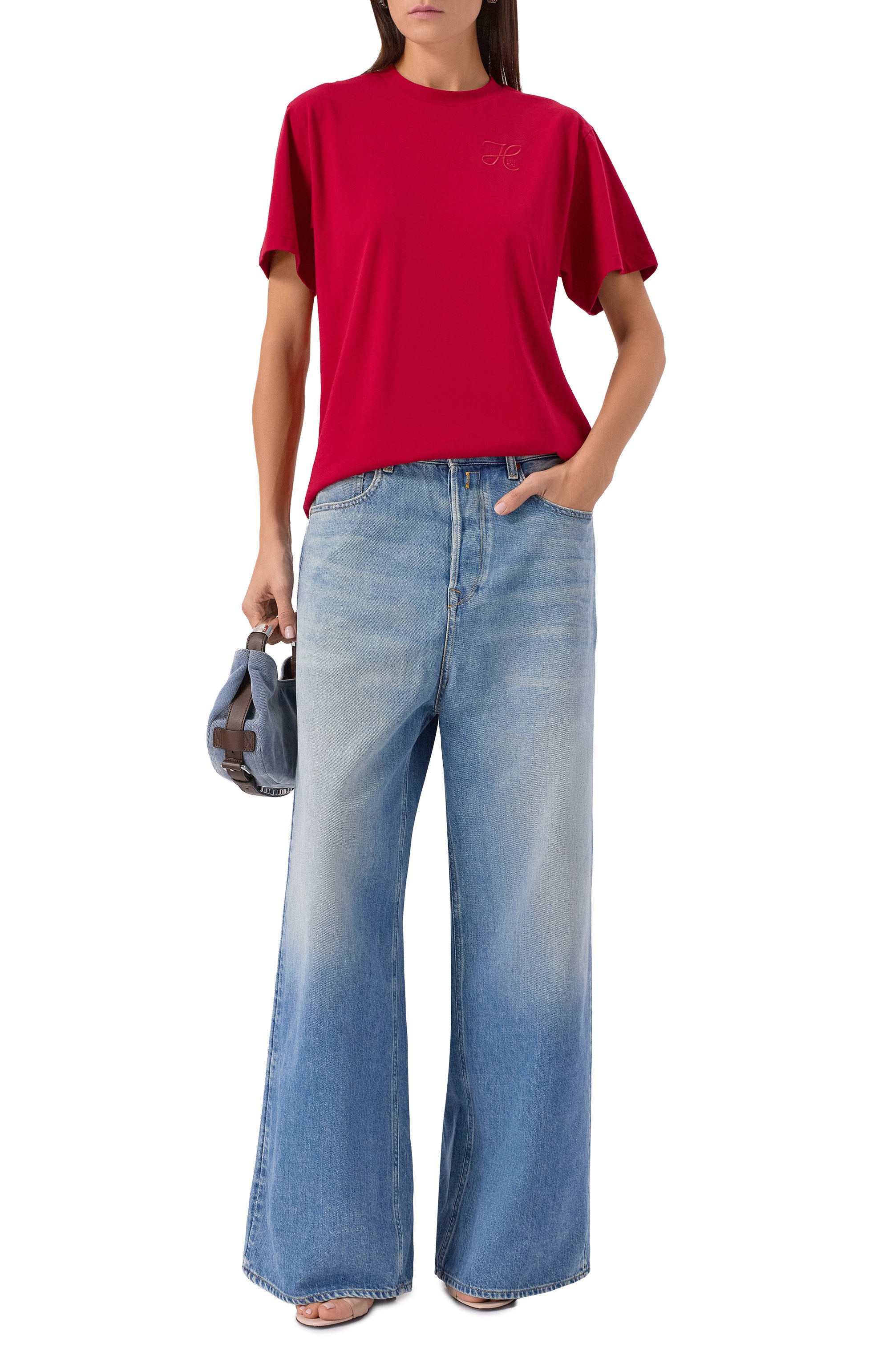 Хлопковая футболка HUGO, арт. 50550901, фото 2