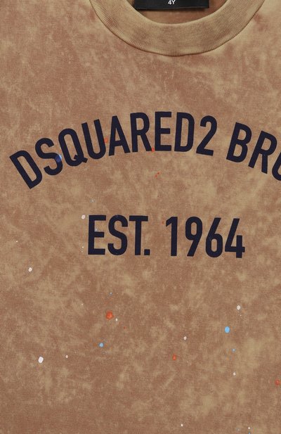 Хлопковая футболка DSQUARED2, арт. DQ3170/D0AG8, фото 3