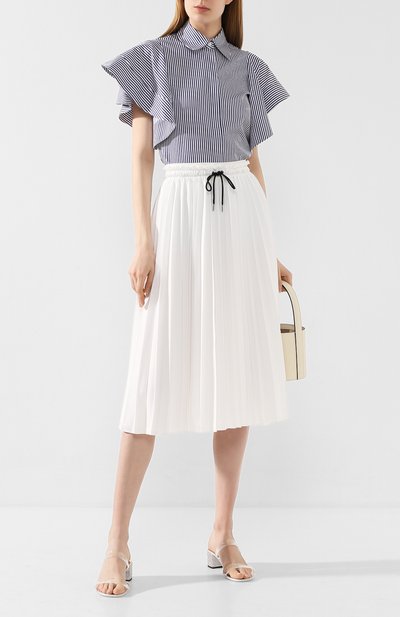 Хлопковая рубашка VICTORIA, VICTORIA BECKHAM, арт. 2120WSH000880A, фото 2