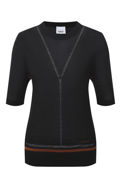 Женский пуловер из шерсти и шелка BURBERRY, арт. 8036186