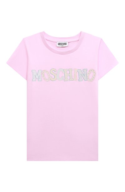 Хлопковая футболка MOSCHINO, арт. HAM04L/LBA00/10A-14A, фото 1