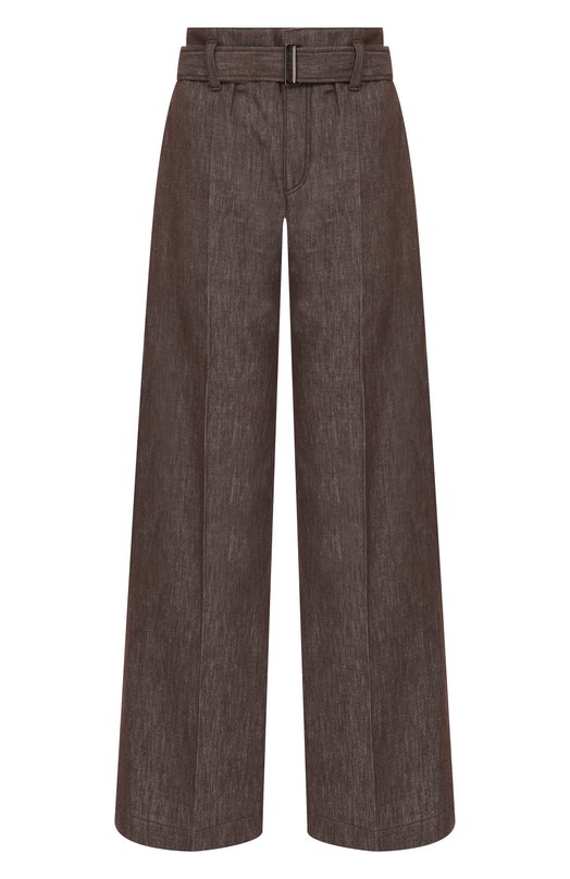 Хлопковые брюки Brunello Cucinelli MP125P4012 Коричневый MP125P4012