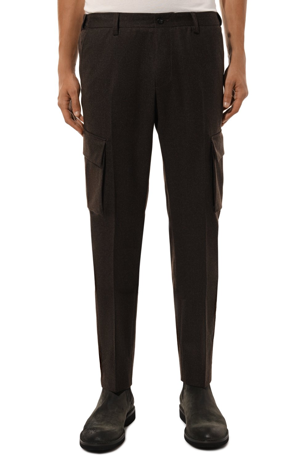 Шерстяные брюки-карго CORNELIANI, арт. 944L02-9418111, фото 3