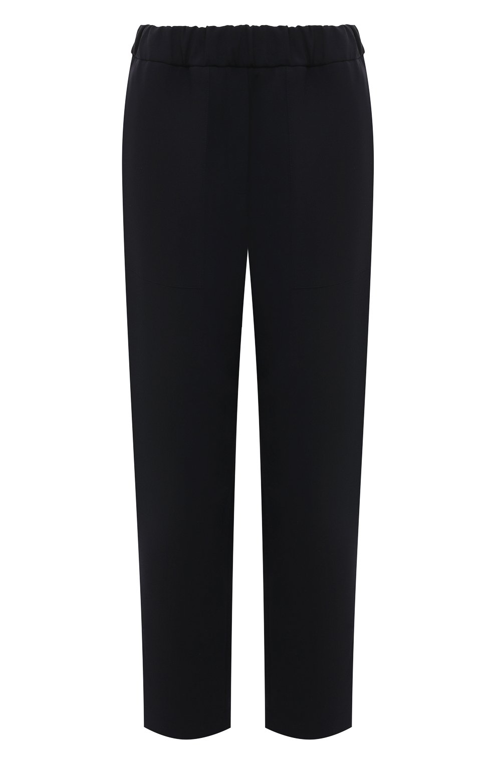 Брюки из хлопка и шелка NOBLE&BRULEE темно-синего цвета по цене 31200 руб., арт. NB9505/1, фото 1 Брюки из хлопка и шелка NOBLE&BRULEE, арт. NB9505/1, фото 1