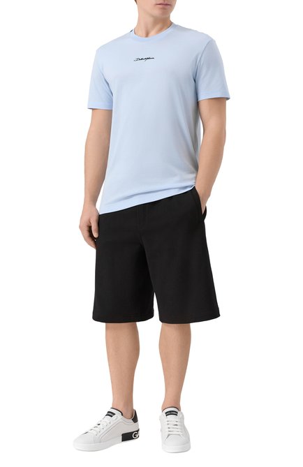 Мужские хлопковые шорты DOLCE & GABBANA, арт. GP08BT/HU7DU