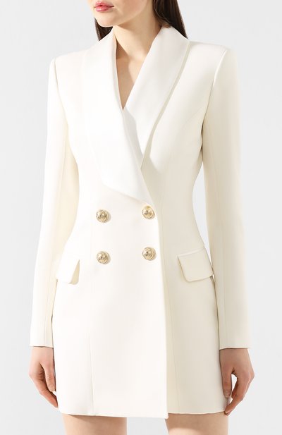 Шерстяное платье BALMAIN, арт. TF16224/167L, фото 3