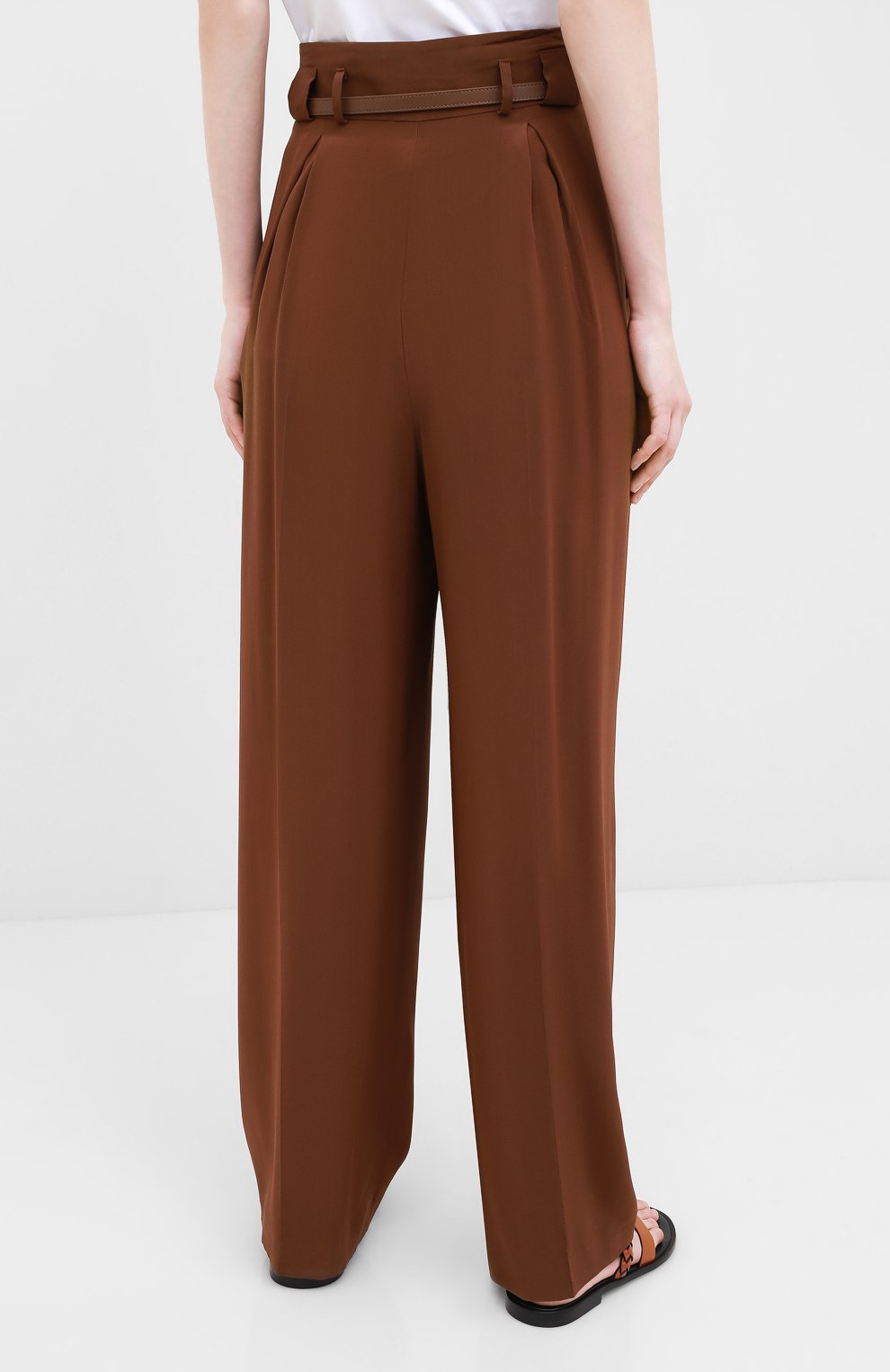 Шелковые брюки FENDI, арт. FR6233 02R, фото 4