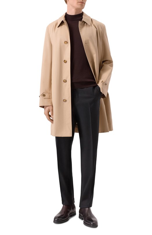 Шерстяной джемпер Andrea Campagna M5625-6687 Коричневый  M5625-6687 Фото 2