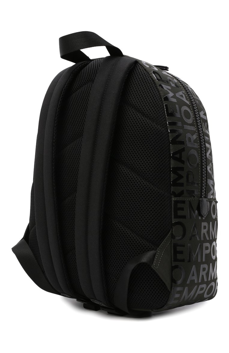 Детская рюкзак EMPORIO ARMANI хаки цвета, арт. 402526/1A564 | Фото 2 (Материал: Текстиль; Кросс-КТ: Школьные аксессуары; Региональные ограничения белый список (Axapta Mercury): RU; Нос: Не проставлено)