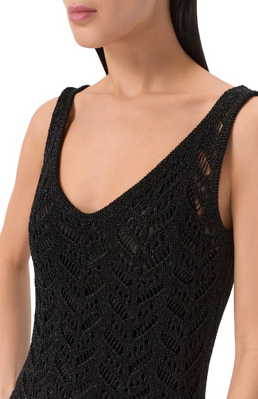 Платье из вискозы Pietro Brunelli ASG022/VIGMIN Чёрный  ASG022/VIGMIN Фото 4