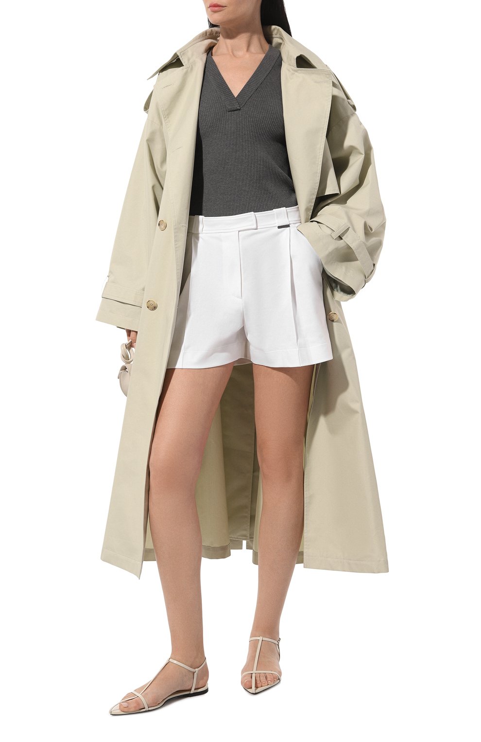 Хлопковые шорты BRUNELLO CUCINELLI, арт. ML824EN489, фото 2