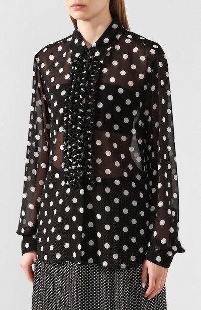Блузка в горох DRIES VAN NOTEN, арт. 201-18641-9421, фото 3