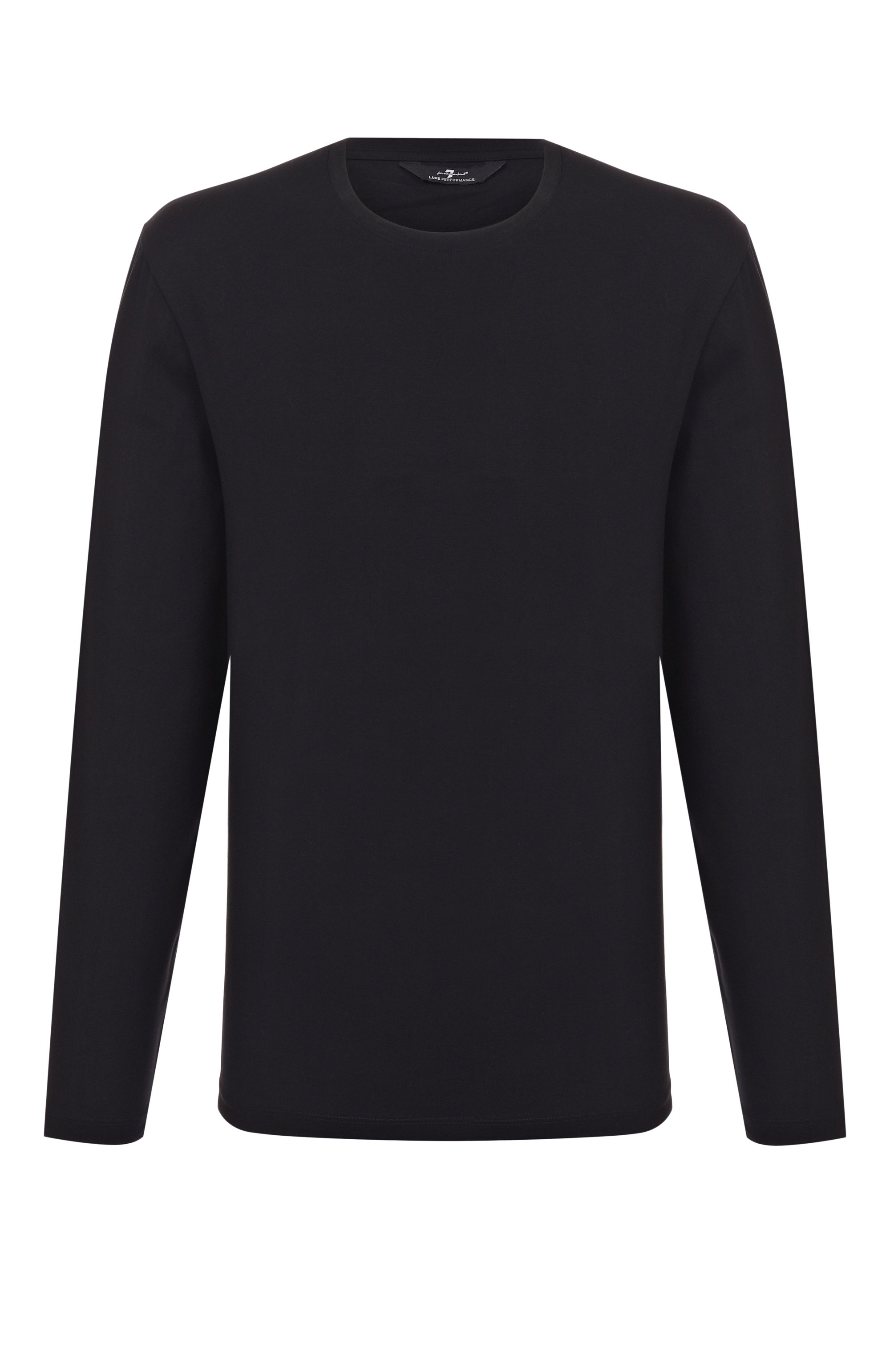 Хлопковый лонгслив 7 FOR ALL MANKIND, арт. 7MLS1237-BLK, фото 1