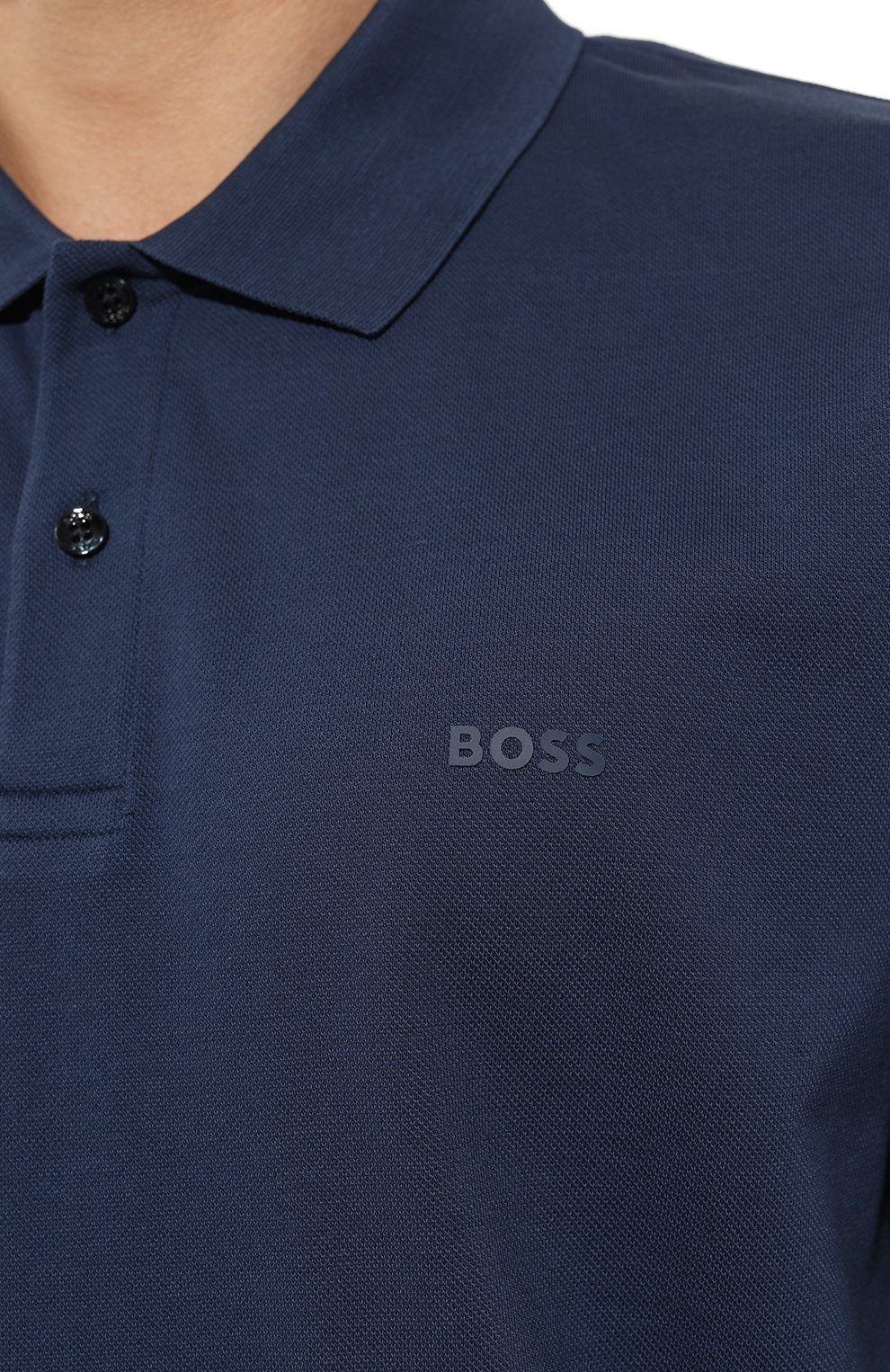 Хлопковое поло BOSS, арт. 50467113, фото 5