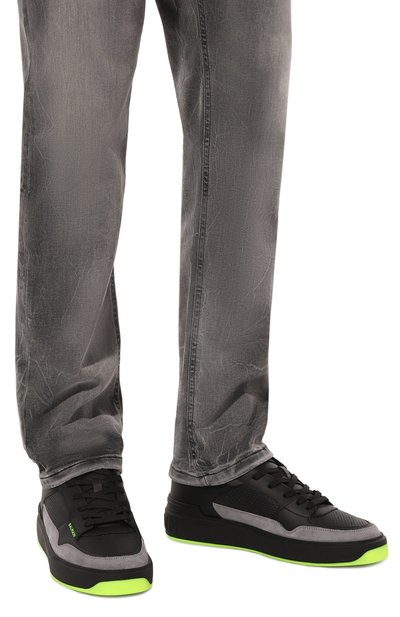 Кожаные кеды b-court BALMAIN, арт. DM1VI349/LBYV, фото 3