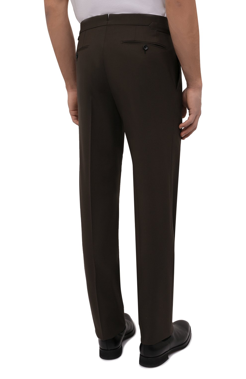 Шерстяные брюки TOM FORD, арт. 338R06/610043, фото 4