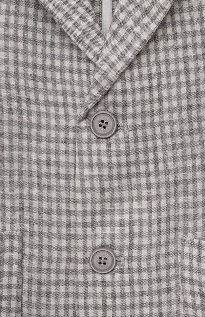 Льняной пиджак IL GUFO, арт. P23GB043L1012/36M, фото 3