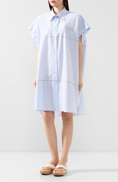 Хлопковое платье MAISON MARGIELA, арт. S51DL0336/S52564, фото 3
