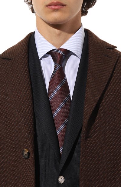 Шелковый галстук CORNELIANI, арт. 92U302-3820306, фото 2