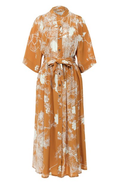 Женское шелковое платье DRIES VAN NOTEN, арт. 192-11017-8201