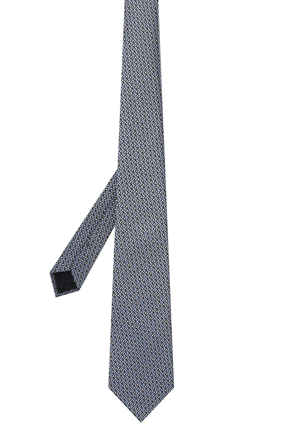 Шелковый галстук ZEGNA синего цвета по цене 23500 руб., арт. Z3E31T/1UM, фото 3 Шелковый галстук ZEGNA, арт. Z3E31T/1UM, фото 3