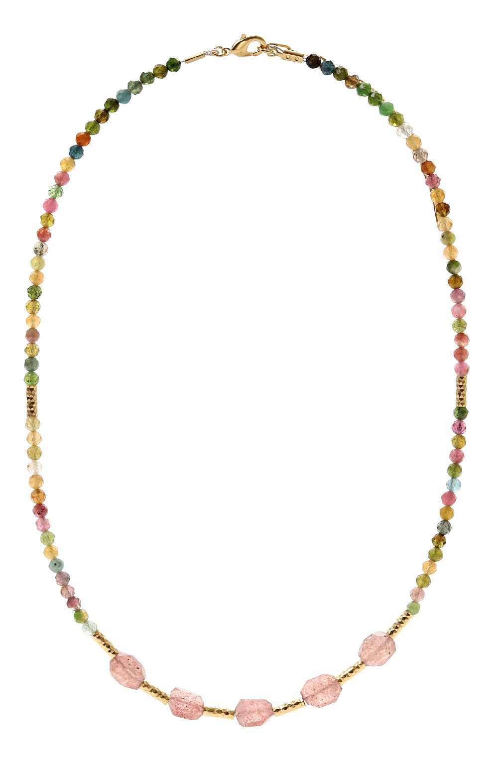 Колье HANKA_IN разноцветного цвета по цене 19650 руб., арт. ELEM-CH-T0UR-QFR0-1M, фото 1 Колье HANKA_IN, арт. ELEM-CH-T0UR-QFR0-1M, фото 1