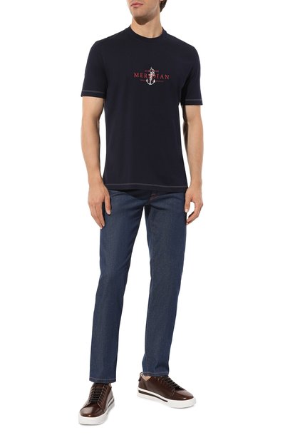 Хлопковая футболка BRUNELLO CUCINELLI, арт. M0T618481P, фото 2