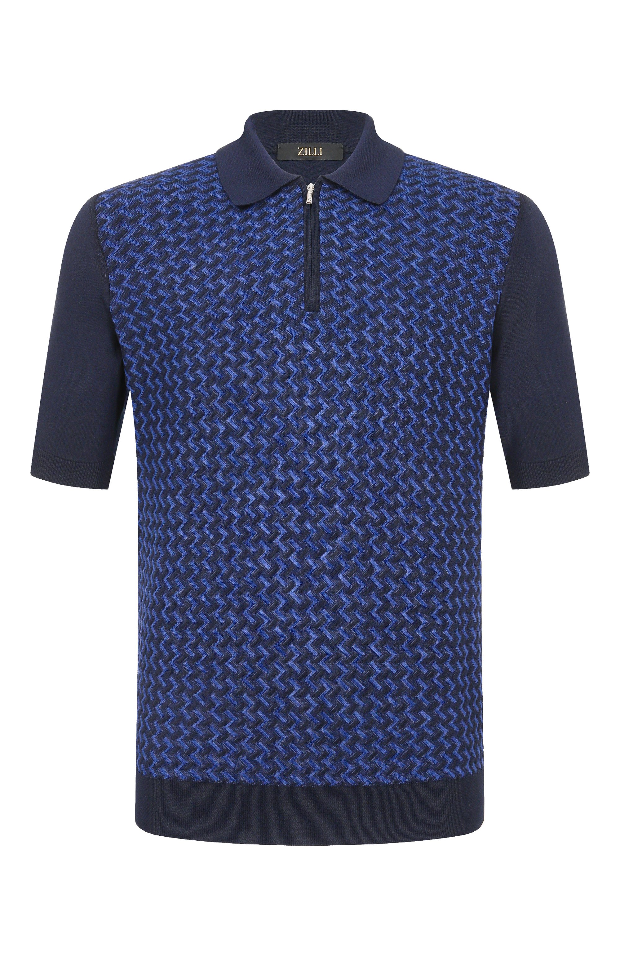 Поло из шелка и хлопка ZILLI, арт. KZP002M0145VMEXC0, фото 1