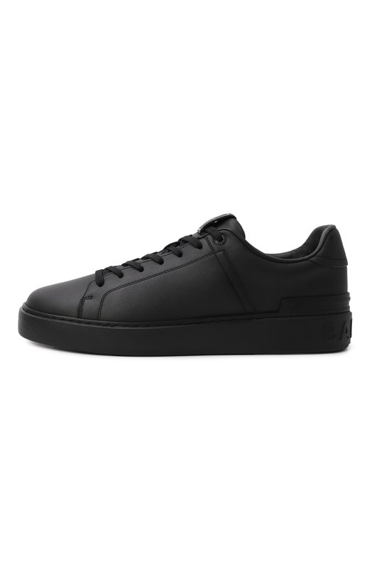 Кожаные кеды B-Court Balmain FM1VI288/LVTR Чёрный  FM1VI288/LVTR Фото 4