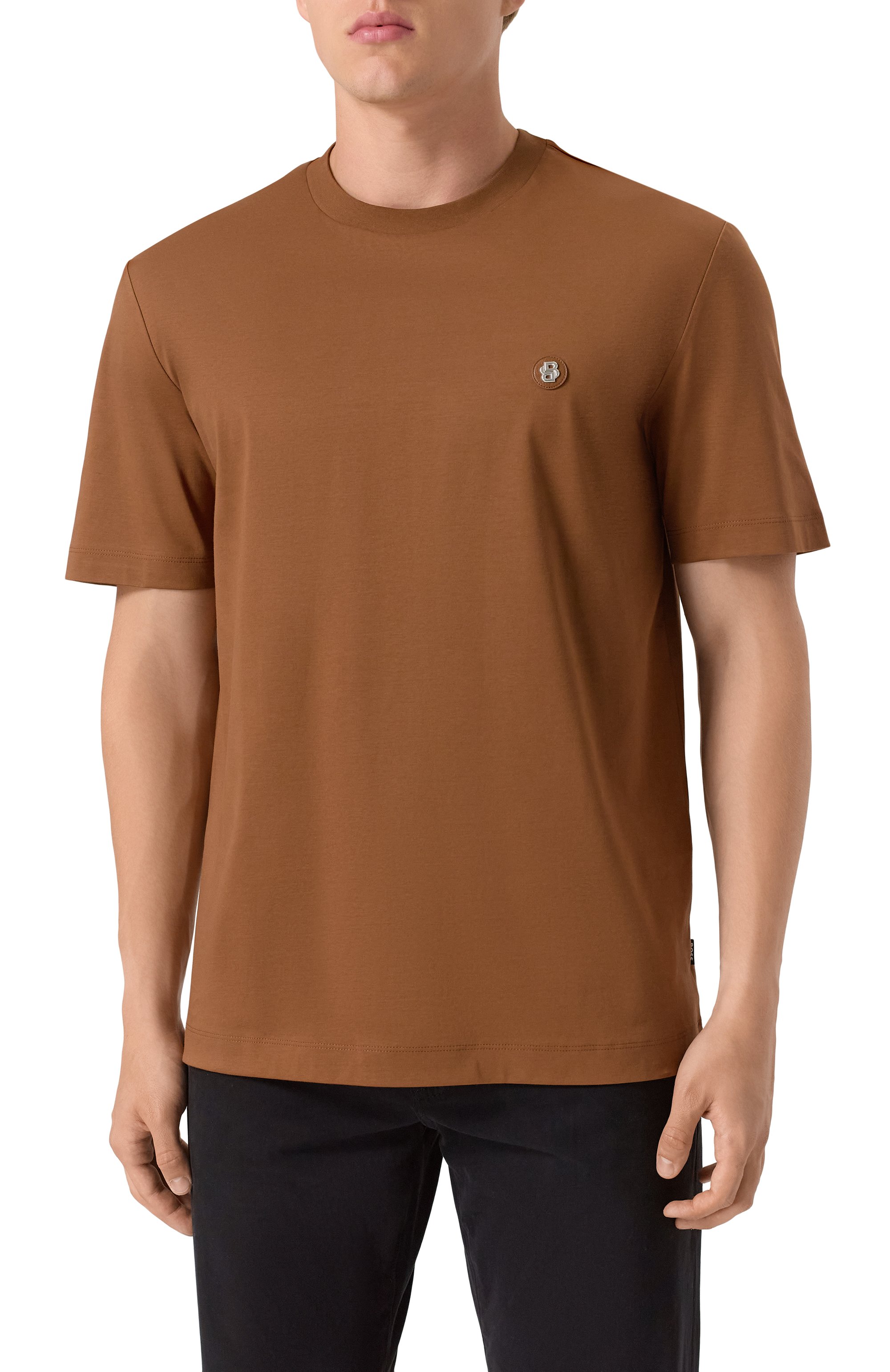 Хлопковая футболка BOSS, арт. 50520298, фото 3