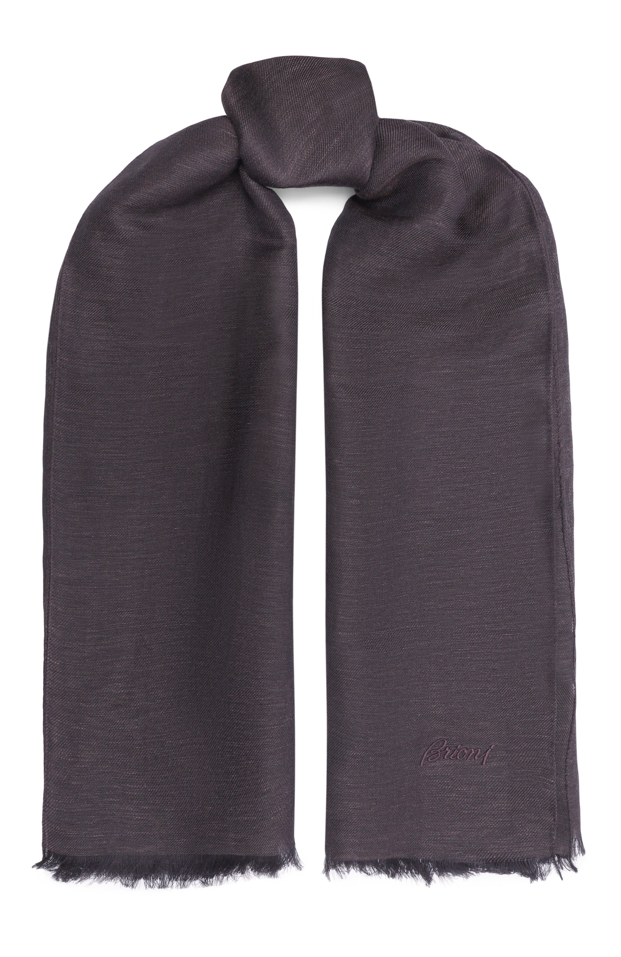 Шарф изо льна и шелка BRIONI, арт. 03UM00/PB120, фото 1