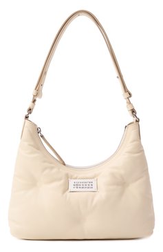 Женская сумка glam slam small MAISON MARGIELA кремового цвета, арт. SB3WG0024/P4300 | Фото 1 (Размер: small; Материал: Натуральная кожа; Автоматизация состава: Проставлено; Автоматизация ТО: Проставлено)