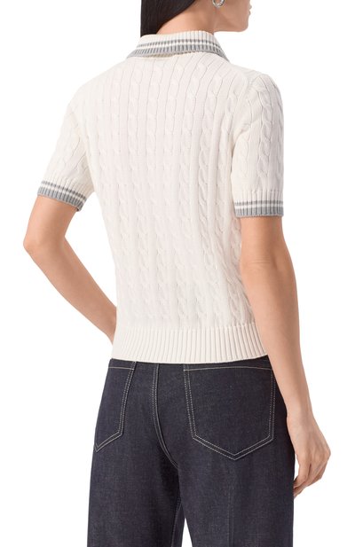 Хлопковое поло BRUNELLO CUCINELLI, арт. M19756505, фото 4