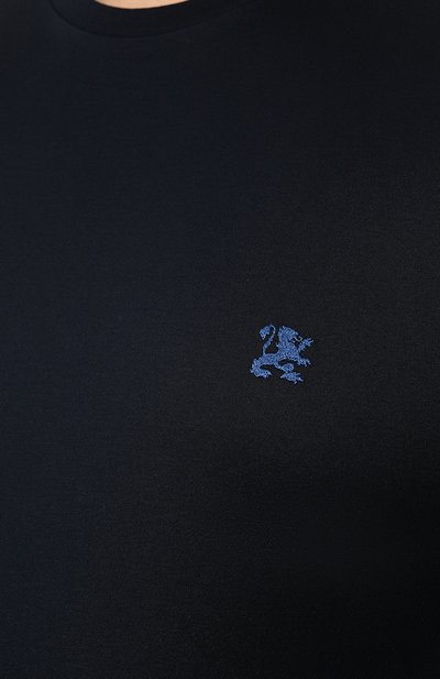 Хлопковая футболка ZILLI, арт. MBZ-NT510-MICR1/MC01/62-64, фото 5