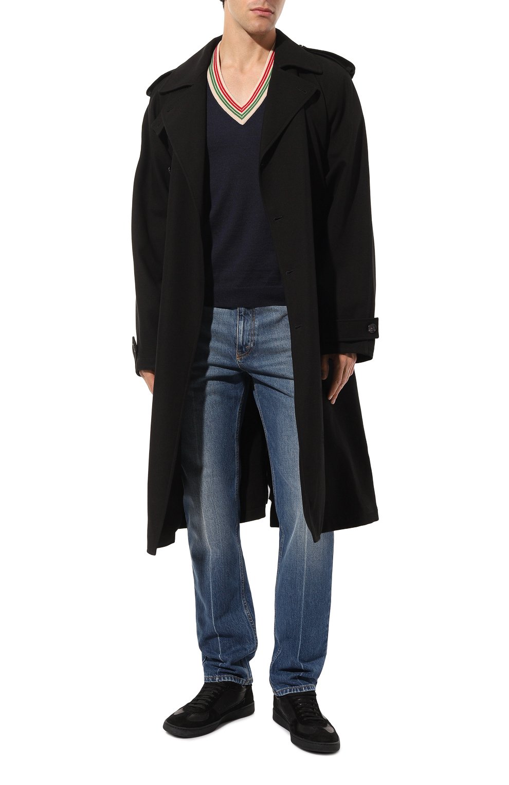 Джинсы GUCCI синего цвета по цене 84960 руб., арт. 623953 XDA4M, фото 2 Джинсы GUCCI, арт. 623953 XDA4M, фото 2