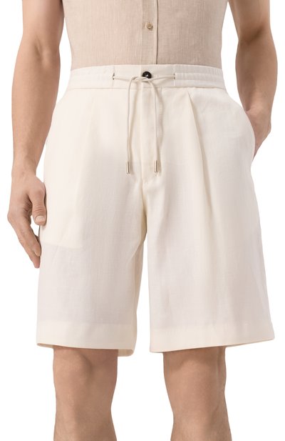 Шорты изо льна и шерсти boss x aston martin BOSS CAMEL, арт. 50537841, фото 3