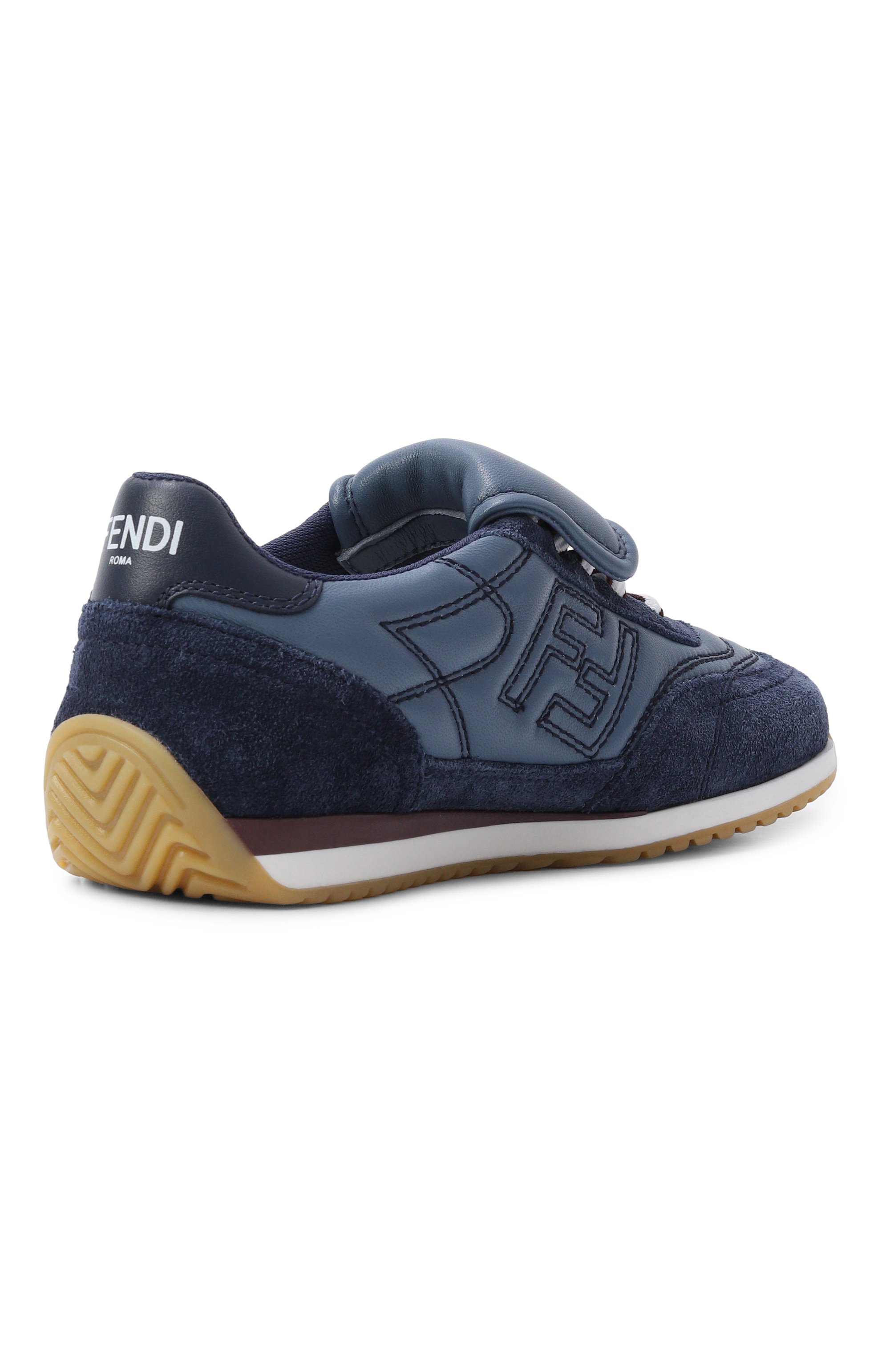 Кожаные кроссовки FENDI, арт. JMR562/AWK5/27-31, фото 3