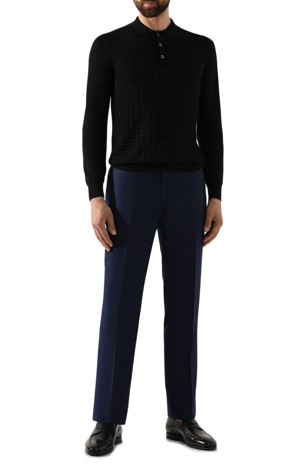 Шерстяные брюки ZILLI, арт. M0S-40-38N-B6406/0001, фото 2