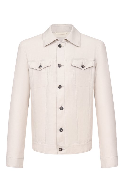 Куртка изо льна и шелка MVST M26.CSM.T403/TXAVI Бежевый M26.CSM.T403/TXAVI