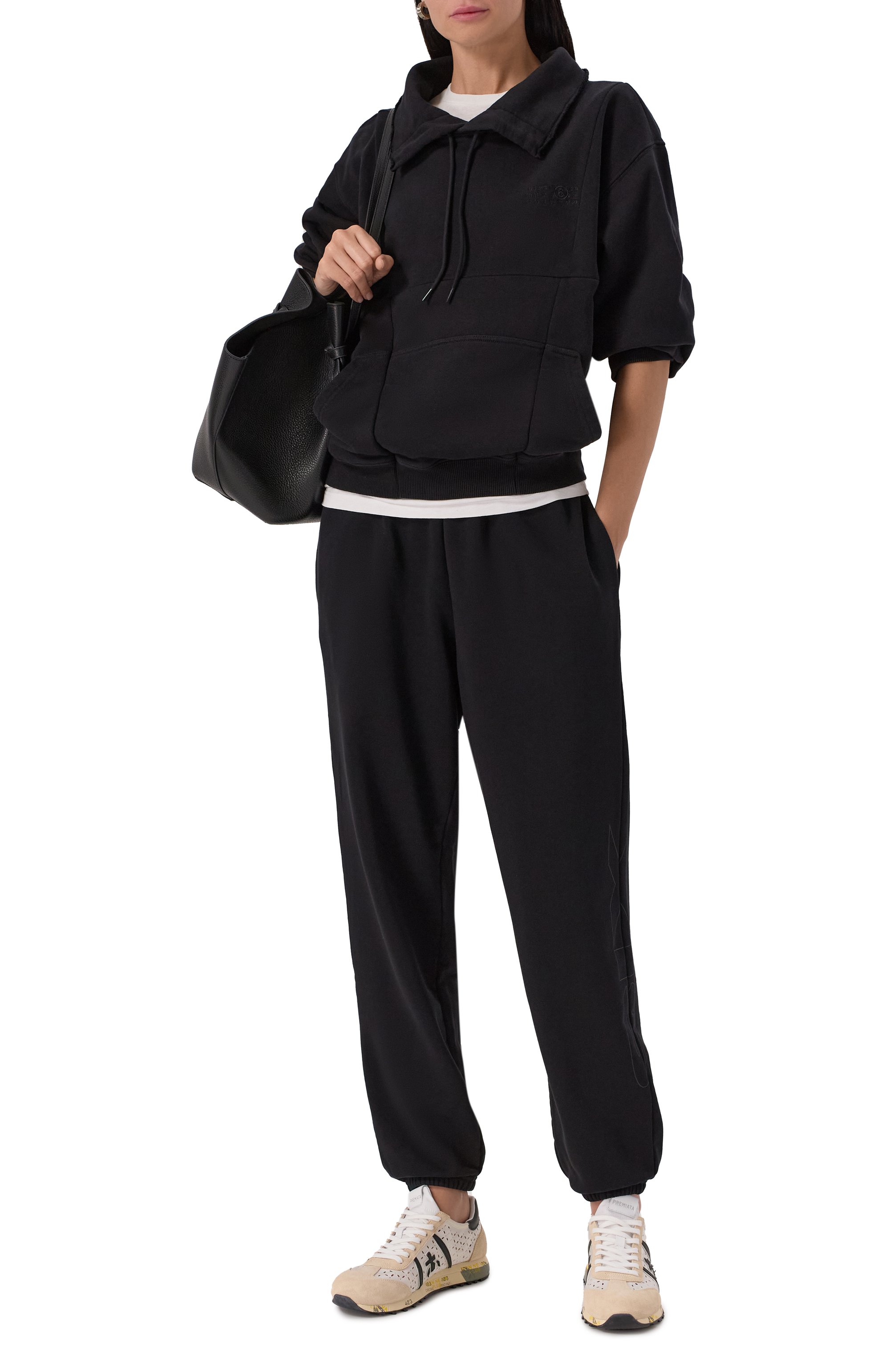 Хлопковые джоггеры MM6, арт. S52KA0544/M25013, фото 2