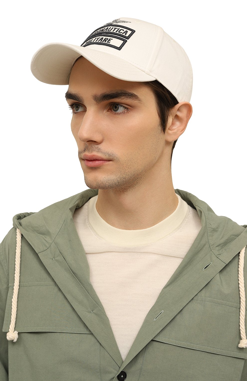 Хлопковая бейсболка AERONAUTICA MILITARE белого цвета по цене 6995 руб., арт. 231/HA1126CT2261, фото 2 Хлопковая бейсболка AERONAUTICA MILITARE, арт. 231/HA1126CT2261, фото 2