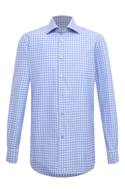 Мужская хлопковая рубашка KITON, арт. UCIH0863707